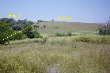 Bryan Land from Jacob Lincoln's house in Rockingham County, Virginia