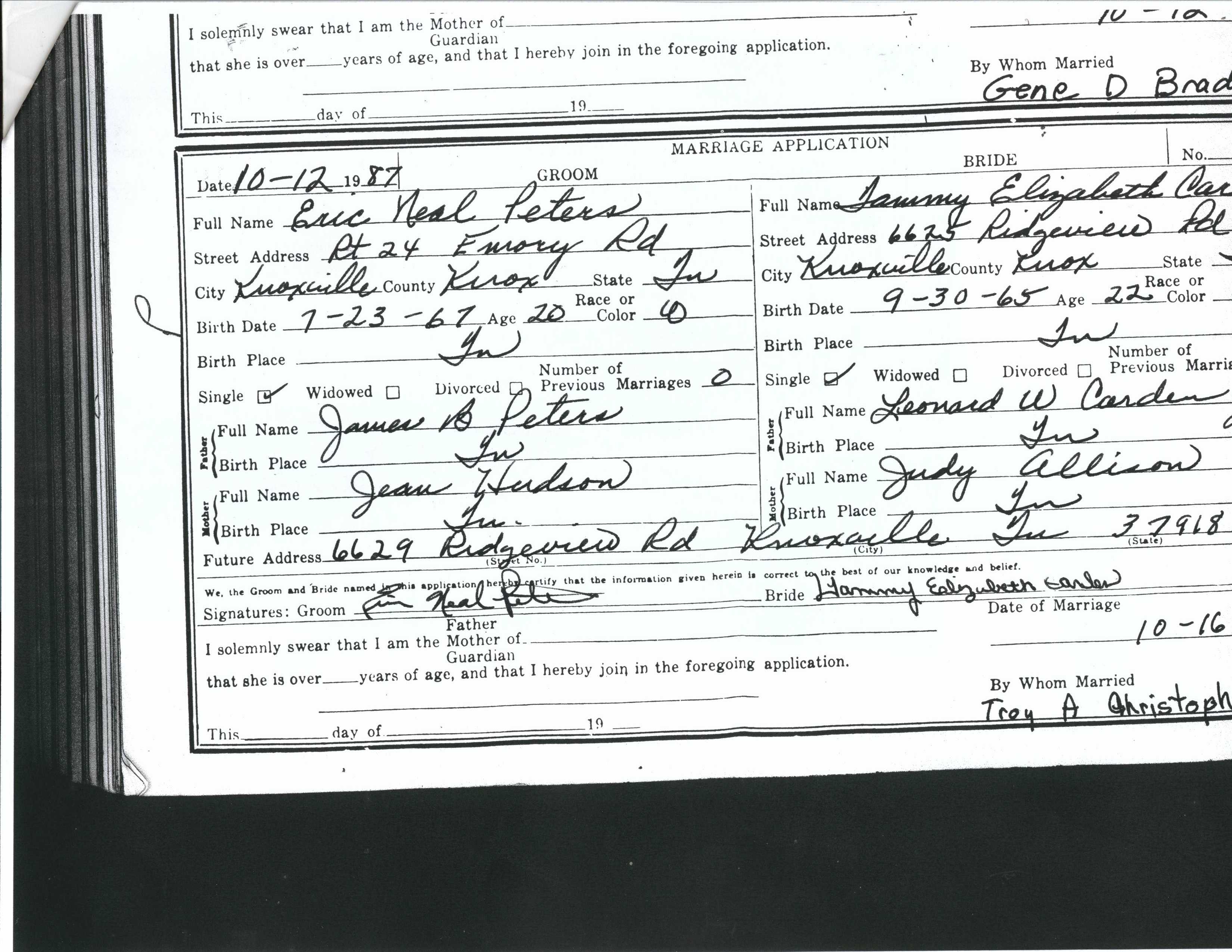 Jerry's Genealogy Data Displayed Via GedSite - Person Page 63