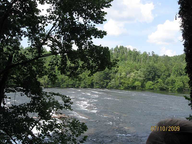 Hiwassee River Excursion Train, some whitewater