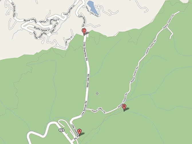 Map of Metcalf Bottoms Trail