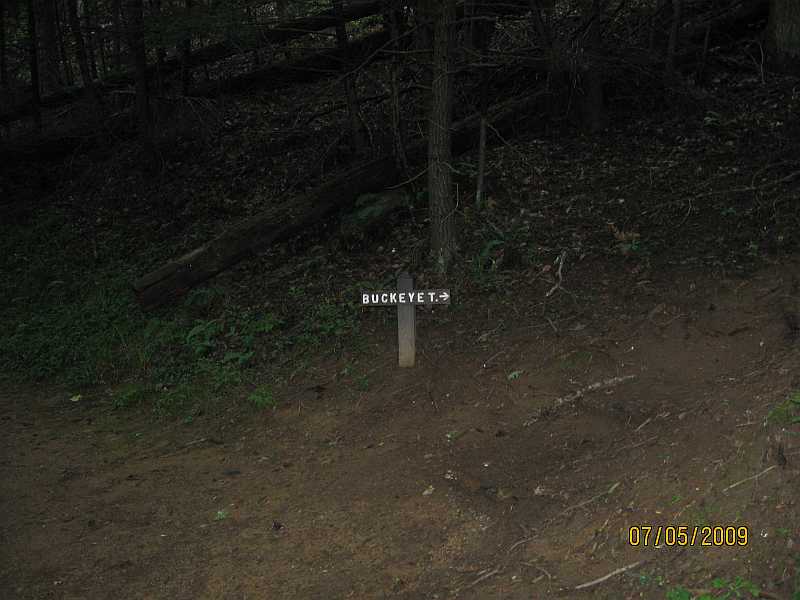 Buckeye trail sign