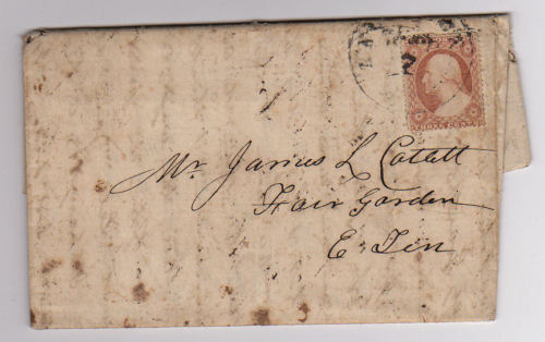 Envelope for John Pinckney Catlett letter