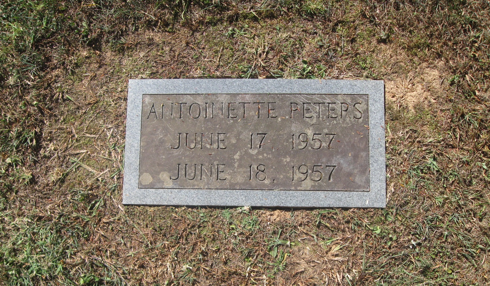 Antoinette Peters Grave